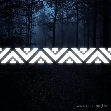 Reflektierendes Band Ornament u12