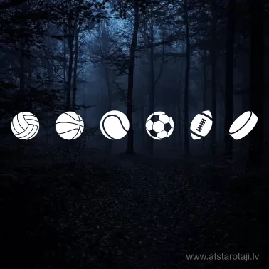 Reflektierende Bügelstreifen „Kugeln U01“