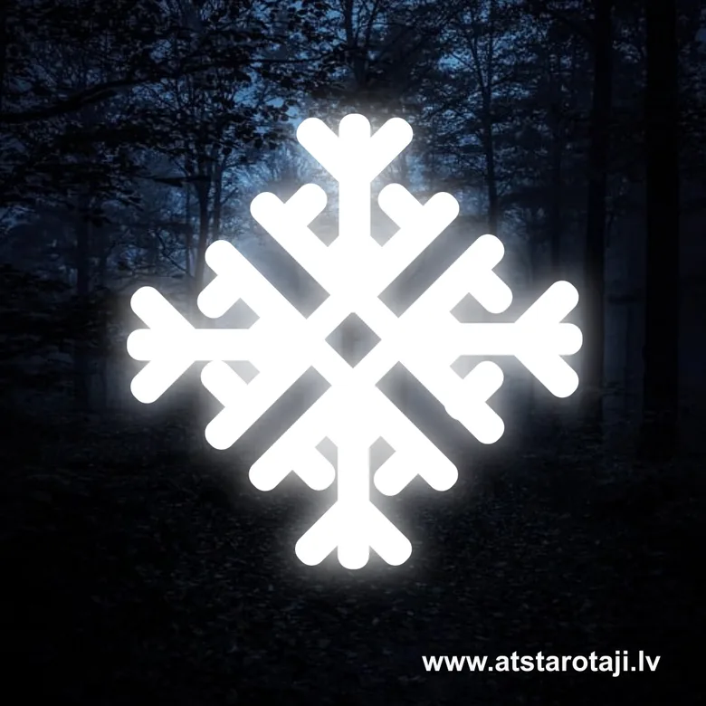 Atstarojoša apģērba uzlīme - rakstu zīme u19