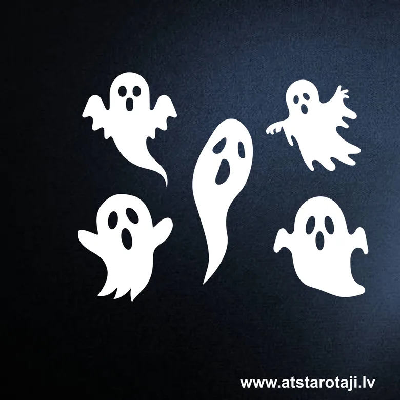 Reflective Halloween Decals – Ghosts 01