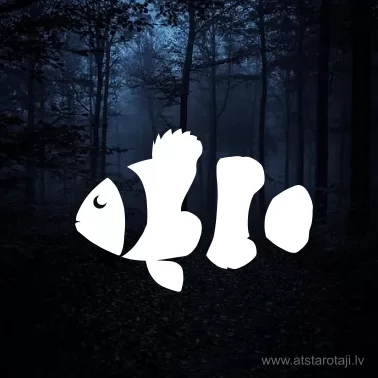 Piegludināma uzlīme - atstarotājs "Okeāns u01"