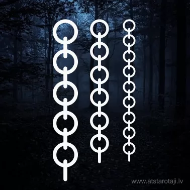 Atstarojoša josla audumam "ķēde u04"