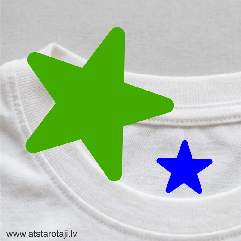 Iron-On Kids' Clothing Labels – Stars