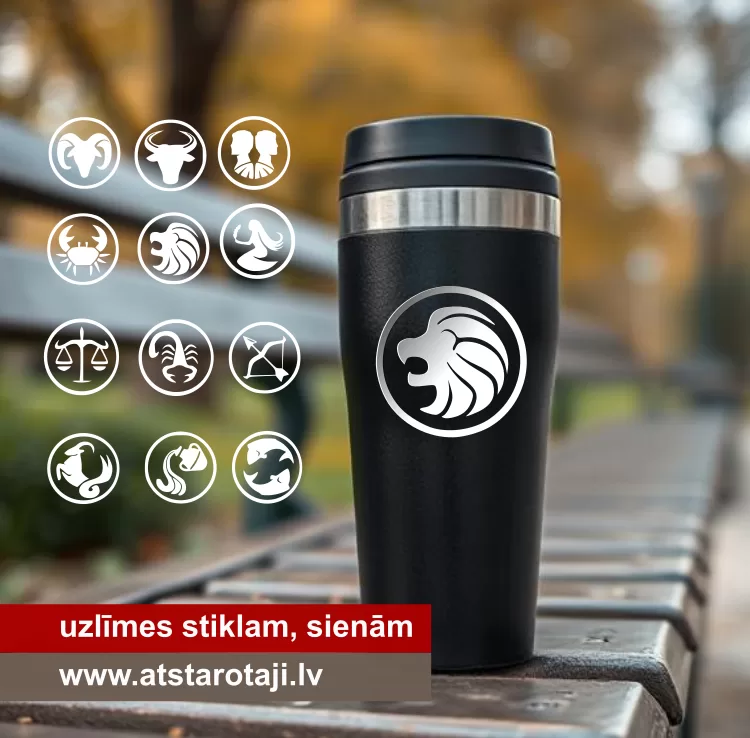 Sticker Set for Tumblers and Laptops – Zodiac Signs Design 02m