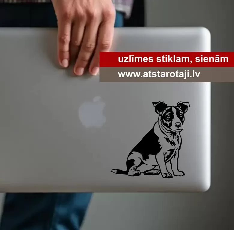 Jack Russell Aufkleber – Reflektierender Hundesticker für Wände, Glas, Auto