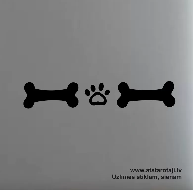 Uzlīme mīluļa aksesuāriem - kauliņi m02