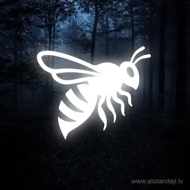 Iron on Refective Decal "Bee" 01u