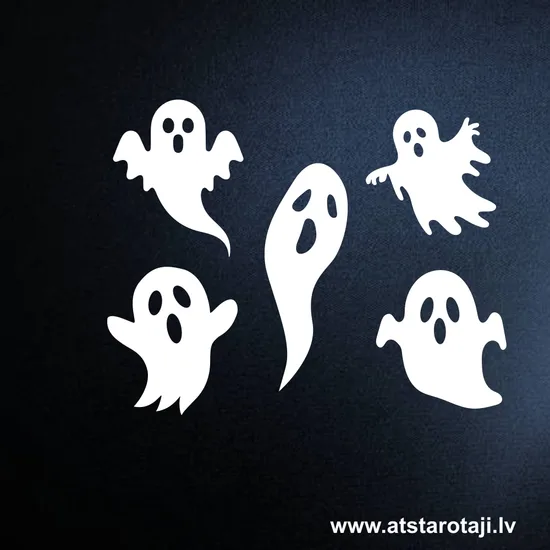Reflective Halloween Decals – Ghosts 01