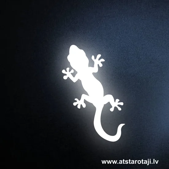 Reflective Car, Helmet, Skooter Sticker – Lizard 01
