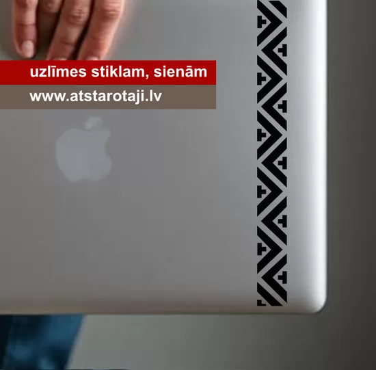 Sticker with Ornamental Band m01