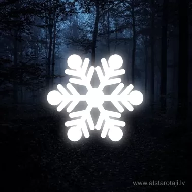 Iron-On Reflector "Snowflake U02"