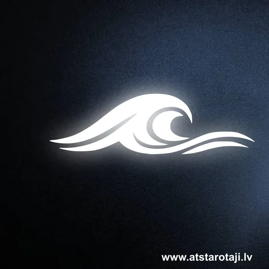 Reflektierender Wellen-Aufkleber für Auto – Welle 01