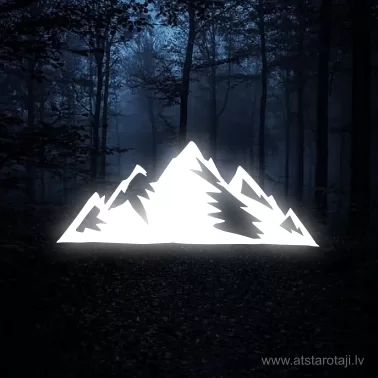 Reflektierender Bügelsticker „Berge u01“