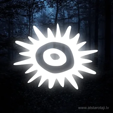Atstarojoša uzlīme apģērbam - saule 02