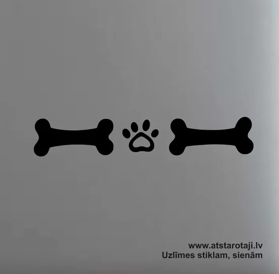 Uzlīme mīluļa aksesuāriem - kauliņi m02