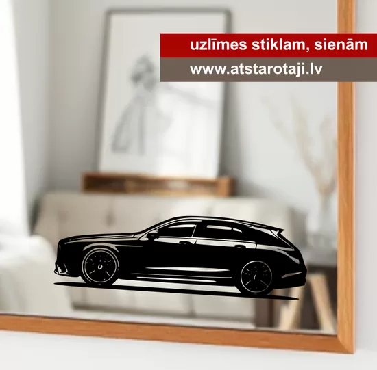 Wall and Glass Sticker with Car 02