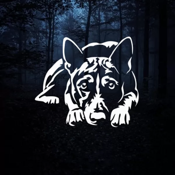 Iron on for children "basenji dog" 01b