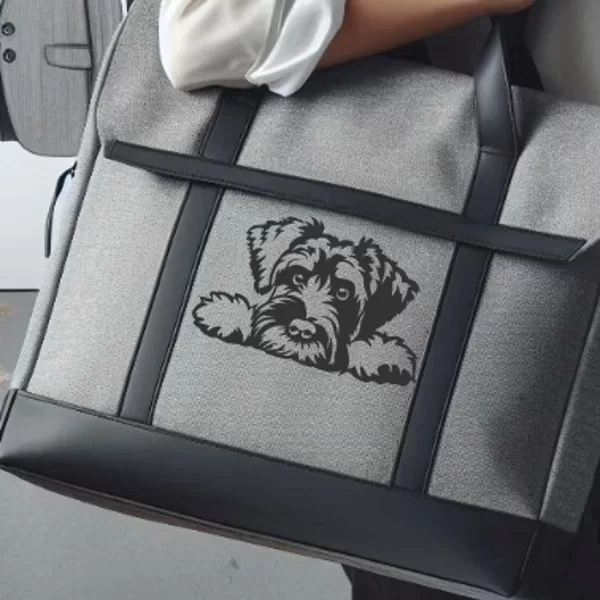 Iron on "Schanuzer" 01