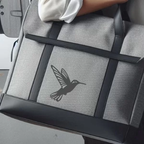 Iron on reflector "Hummingbird u01"