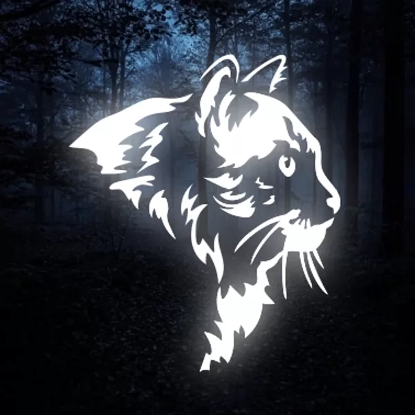 Iron on reflector "ragdoll cat" 04