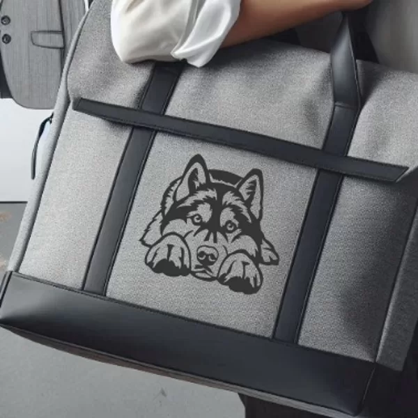 Iron on for clothing "Husky" 01b