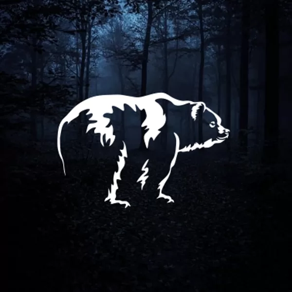 reflective decal "bear" 01