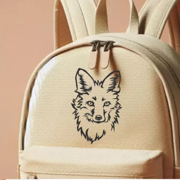 Reflecting iron on for kids "fox" 03